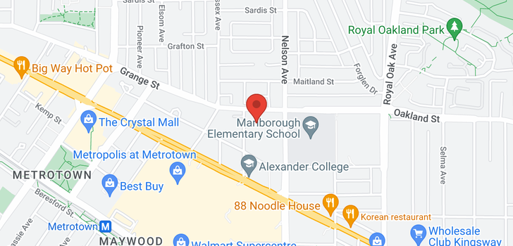 map of 1003 6070 MCMURRAY AVENUE
